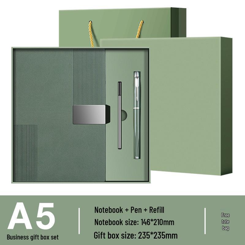 Customizable Cross-Border Gift Set: Notebook & Thermos for Office Meetings & Daily Use