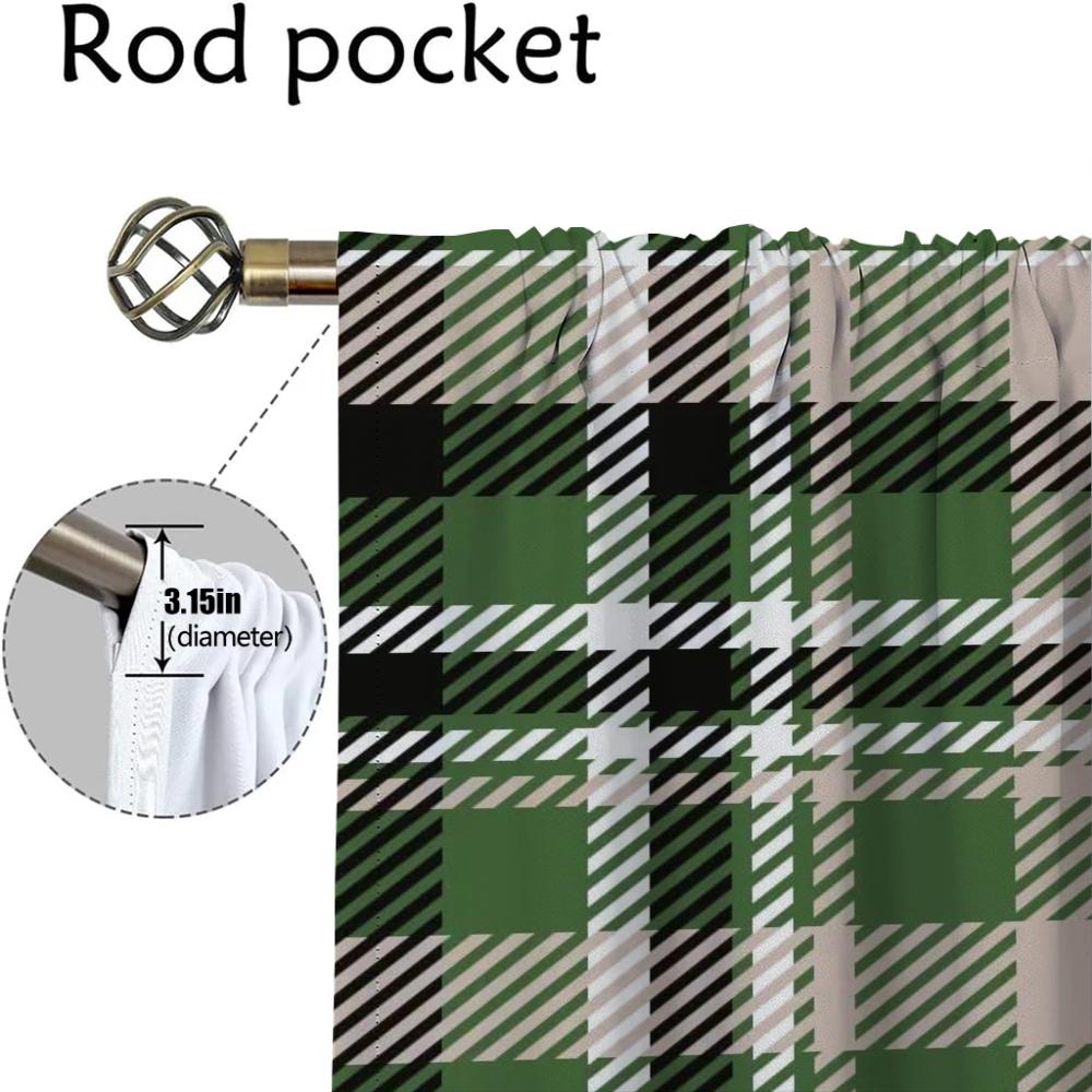 Pasy Kratka Nowoczesne Zasłony do Salonu na Okno do Kamery Dekoracja Halloween Odcienie Tiul na Przedział Sypialni