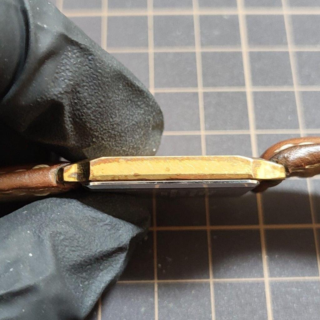 Used [Working Item] SEIKO Dolce Quartz [7731-5210] Dial: Gold Men's Model Watch Management K26