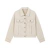 ELLE KIDS Girls' Linen Lyocell Denim Jacket