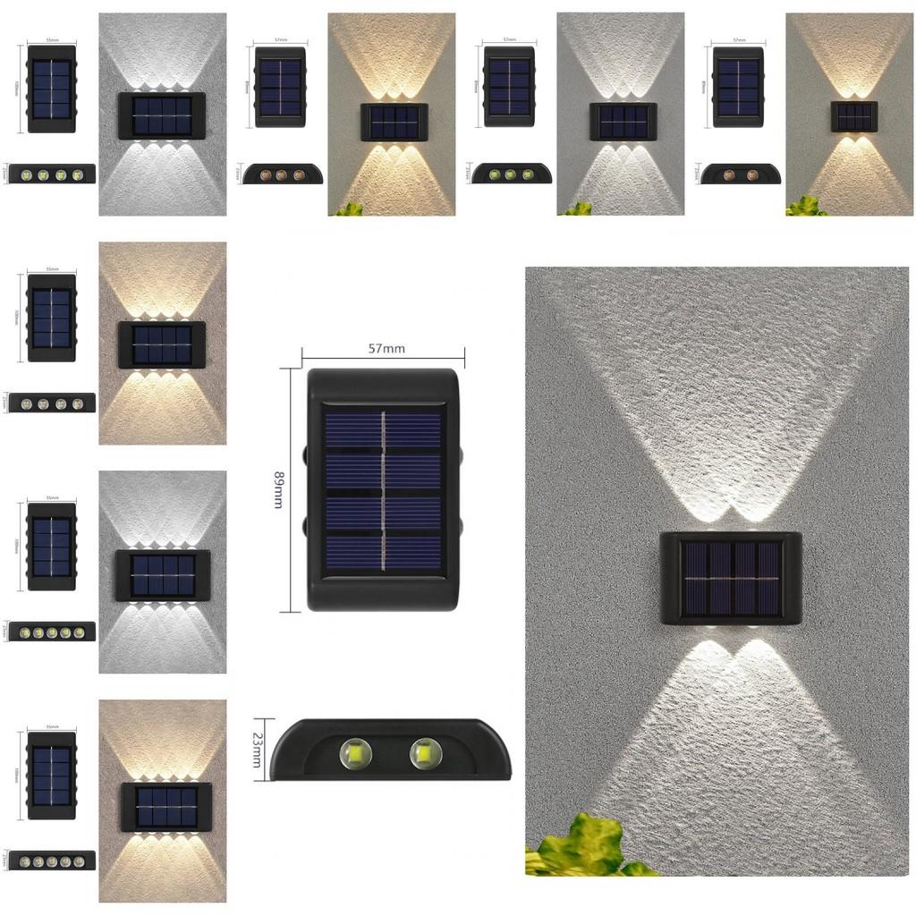 Lamp Solar Wall Outdoor Luminous Lighting Garden Fence Decoration Sunlight Light