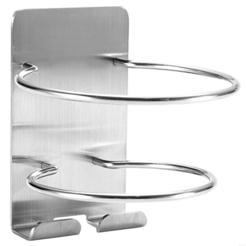 

304 Stainless Steel Hairdryer Wall Mounted Bracket Corrosion Resistant Storage Solution For Small Bathrooms HX6C
