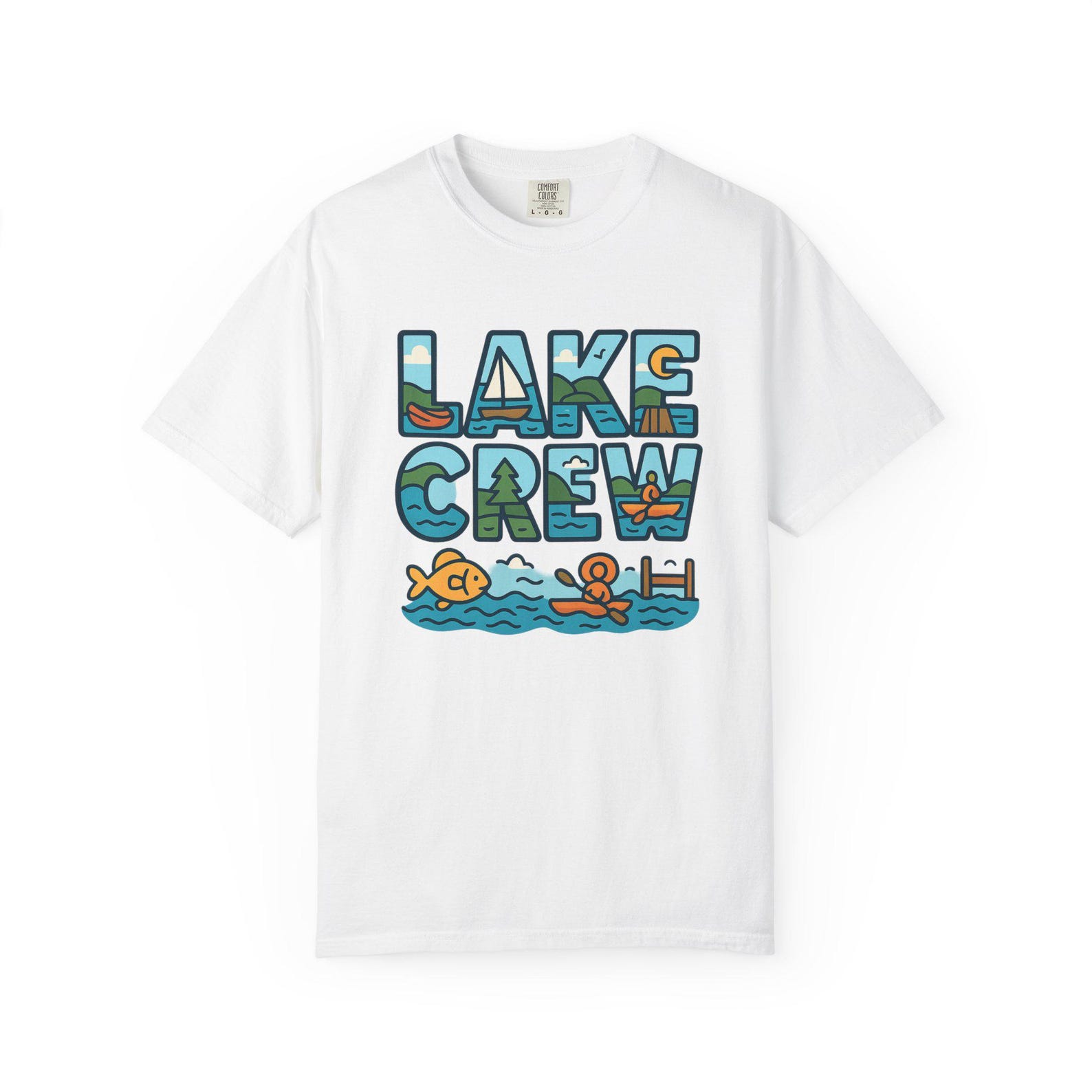 Lake Crew T-shirt | Lake Vacation Shirt 2XL