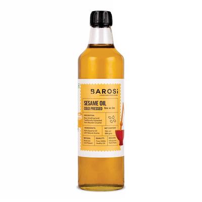 Kaltgepresstes Sesamöl (750 ml), Kaltgepresstes Sesamöl, Barosi