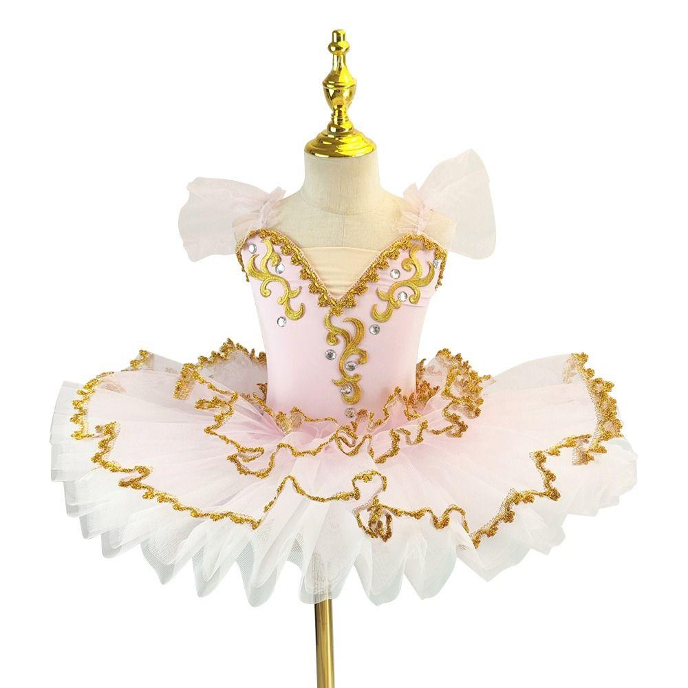 Sequin Kids Ballet Dress Puffy Performance Clothes Fashion Ballet Tutu Children