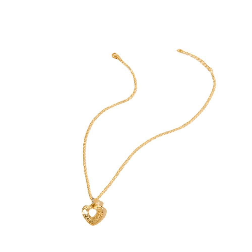 Heart Stunning Double Necklace For Women Fashionable Unique Gift For Occasion Any