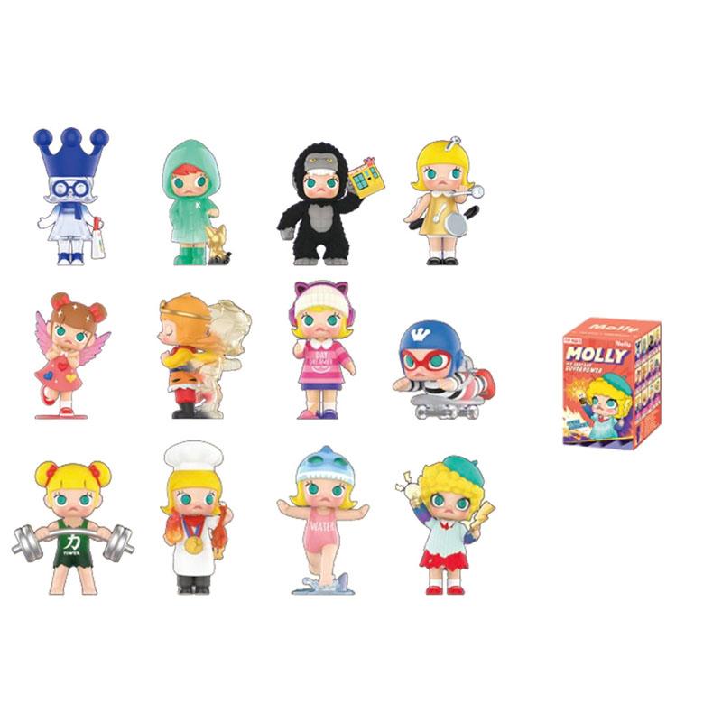 

POP MART MOLLY Instant Superpower Collection, Figure Mystery Boxes, Single Mystery Box