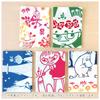 BACKYARD FAMILY Chusen Tenugui Hand Sunset (Dyed Towel)