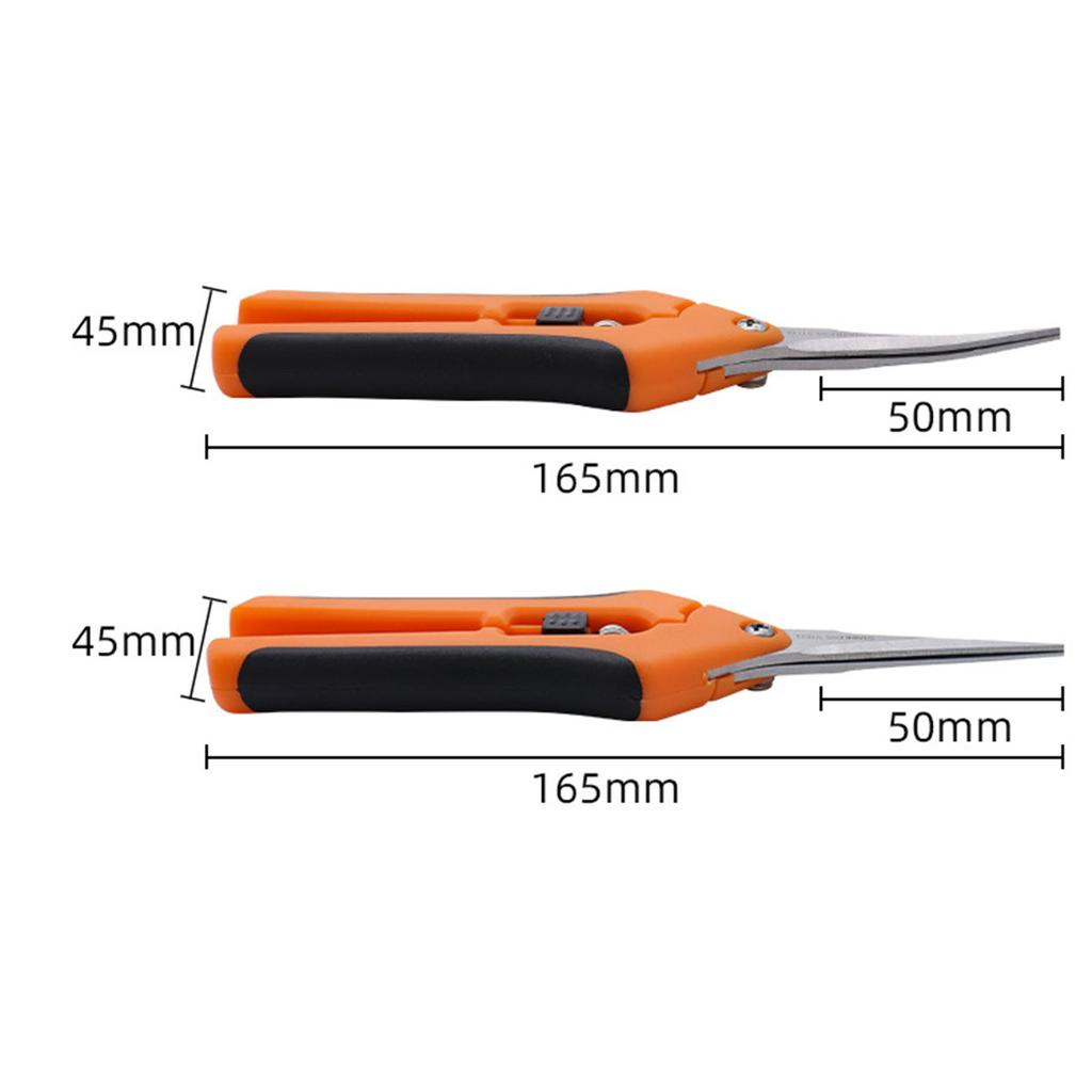 Trimming Scissors With Spring-Loaded Easy Cutting Electrical Cable Notch For Tree Branch Hedge