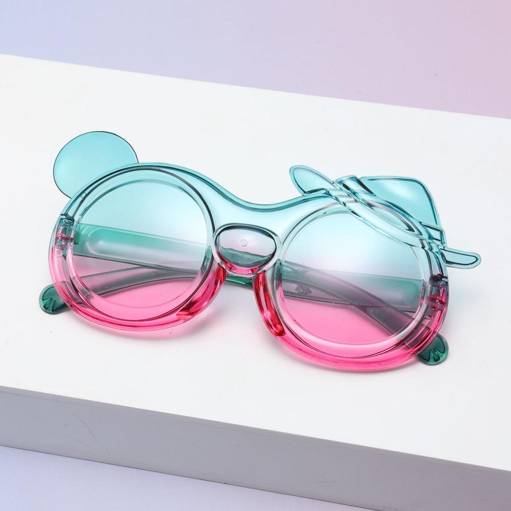 Children'S Fun Cartoon Children'S Sunglasses Bow Decoration Children'S Glasses Uv-Proof Baby Sunglasses