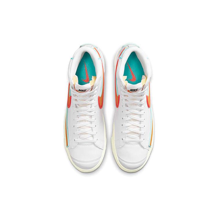 New Nike Blazer Mid Infinite White Kumquat DA7233-100
