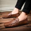Fashion Hot selling gentlemen Comfortable driving shoes Men Fashion Business  New Loafers Lightweight Mens Slip on Office  Men's Shoes