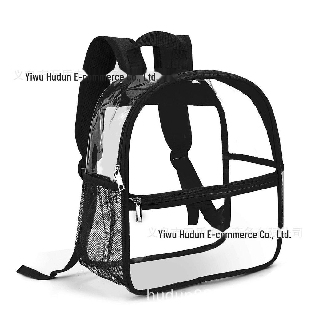 Unisex Transparent PVC Backpack: Large Capacity, Stylish, Sports & School Use