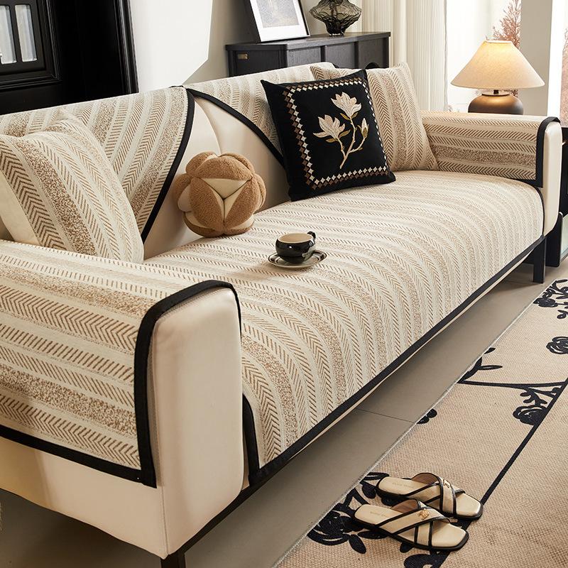 Chenier Sofa Cushion Universal In All Seasons New Leather Sofa Cover Non-Slip Sofa Cover Cloth Towel Seat Cushion