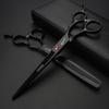 Premium 6-Inch Professional Haircutting Scissors - Stainless Steel Barber Shears for Precise Cuts, Ideal for Salon & Home Use