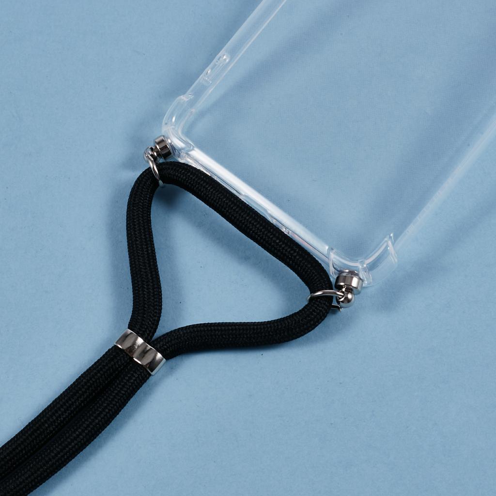 For Xiaomi 14T Case Reinforced Corner TPU Clear Phone Cover with Lanyard