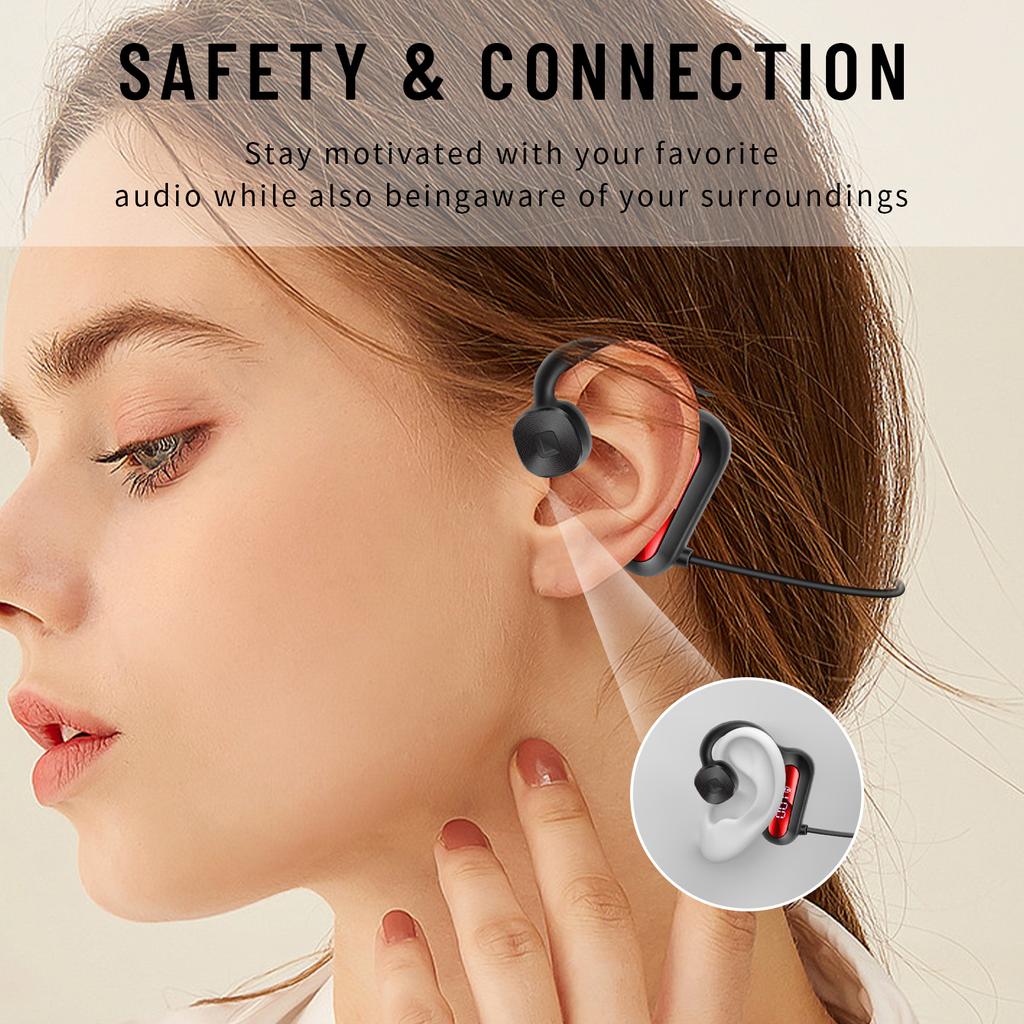 Bone Conduction Second Generation Air Conduction Headset Wireless Bluetooth Headset Sports Running