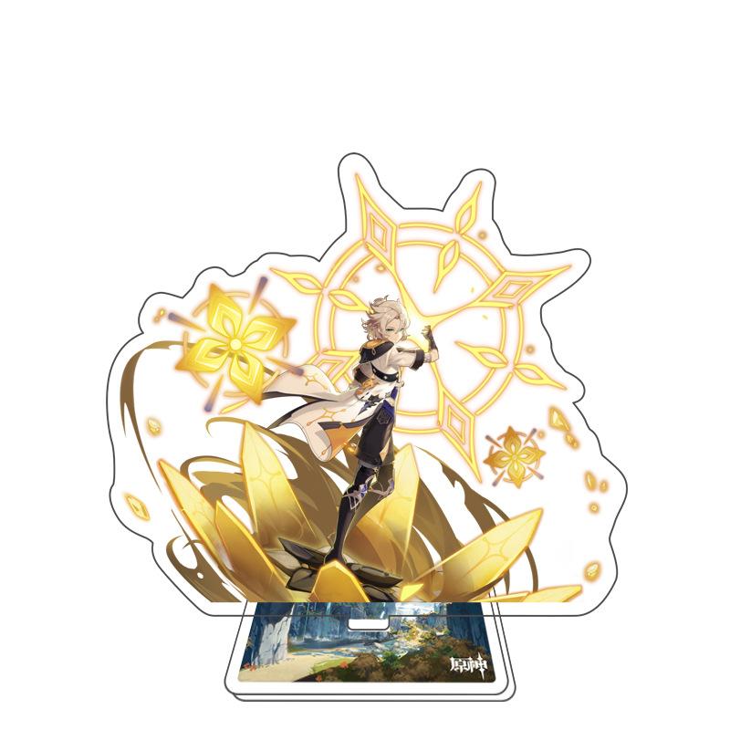 

Игра аниме «Открытый мир», ударная акриловая фигурка, подставка, роспись, украшение для стола, 15 см, модель, подарок