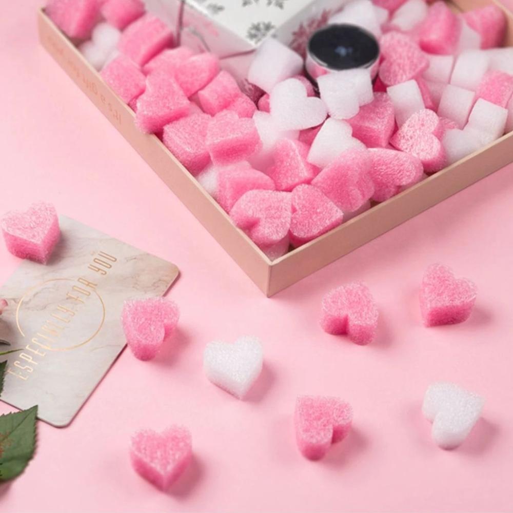 for Wedding,Party Heart Shaped Filling Foam Foam Balls Gift Box Filling Material Home Decoration
