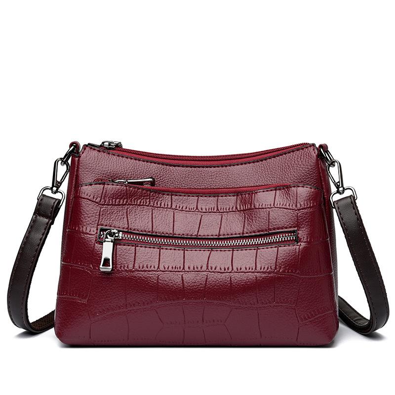 A Simple and Multi-layered Women's Bag, A Single-shoulder Crossbody Bag for Middle-aged Mothers, A Small Backpack