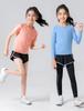 Treningsdresssett for barn for jenter og barn Kortermet barneskole junior yoga trening løping atletisk bord bomull [MIIFIT] Gutter,