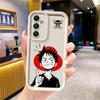 Case for Samsung Galaxy A55 A25 A06 A54 A52 A72 A71 A15 A35 A73 A53 A51 Soft Cover Cute One Piece Luffy