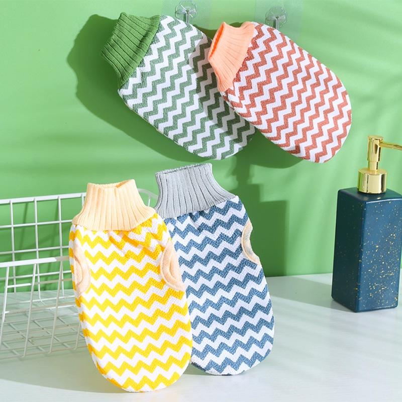 1PC Towel SPA Solid Color Peeling Exfoliating For Shower Cleaning Body Brush Body Massage Body Scrubber Glove Scrub Mitt Rub