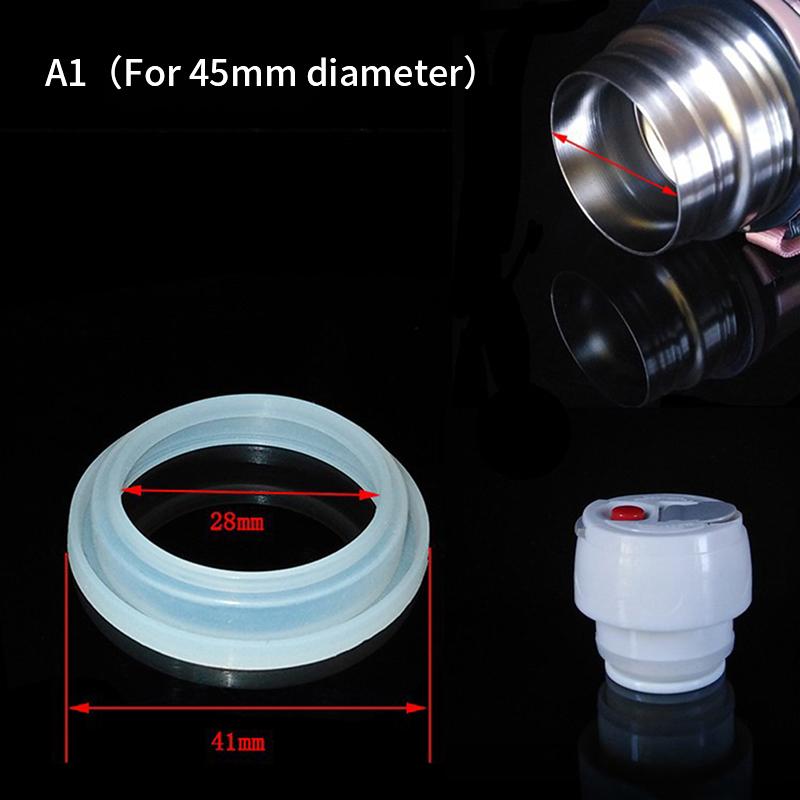 5 stk Tetnings-O-ring For 4,5 cm 5,2 cm Vakuumflaskedeksel Propp Termokopp Lokk Tetninger Pakninger