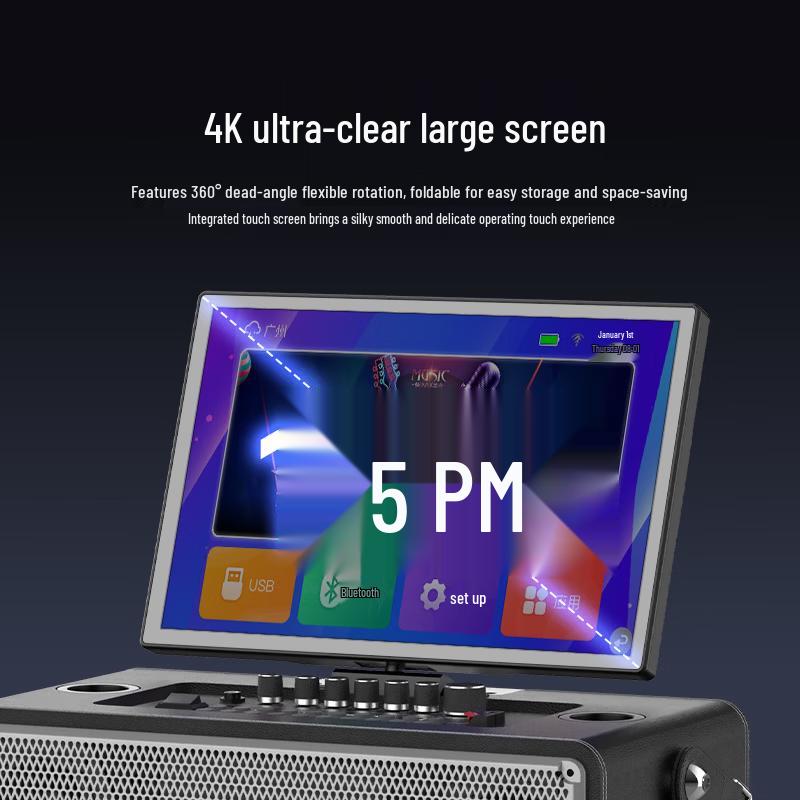 Philips KTV Karaoke System with Display and Microphones CN Plug (adapter Included)