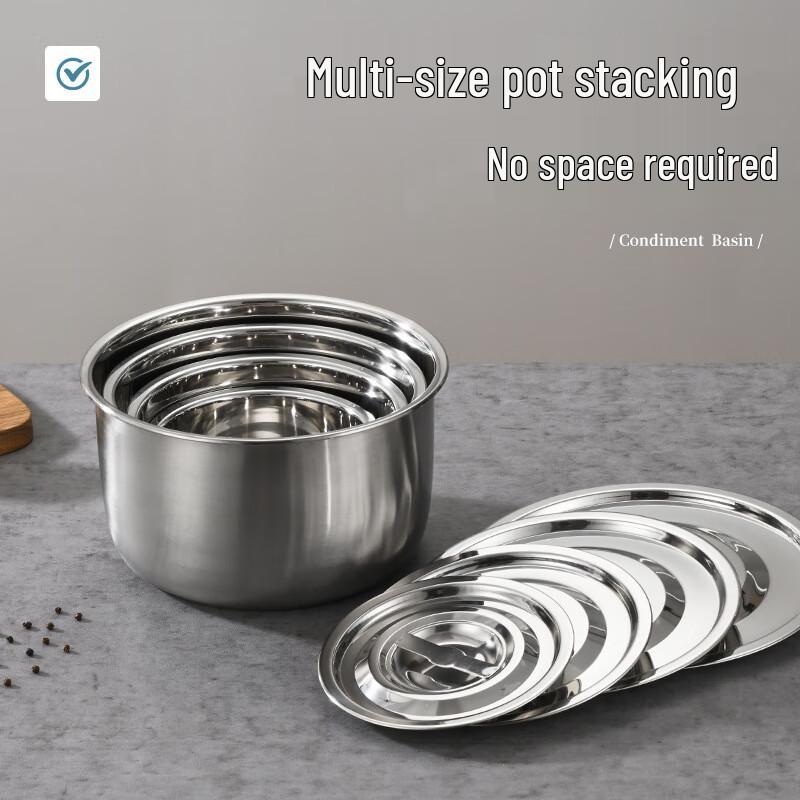 Mingjiang Chubang Stainless Steel Multi-Purpose Kitchen Bowl with Lid