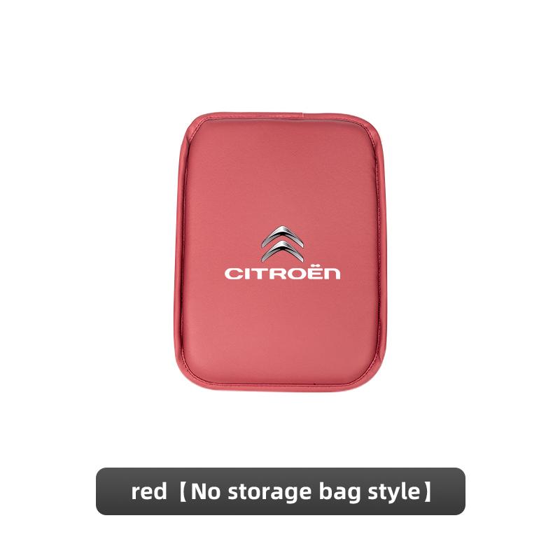 Car Armrest Box Leather Pad Elbow Cushion Auto Accessories For Citroen C3 C5 C5X C4 e-C4 X e-C3 C-Elysee Berlingo C1 C-Crosser