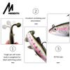 MEREDITH Trout Swimbait 12cm 38.5g 15cm 65.8g 1pc T-Tail Split Ring Trout Fishing BQE01