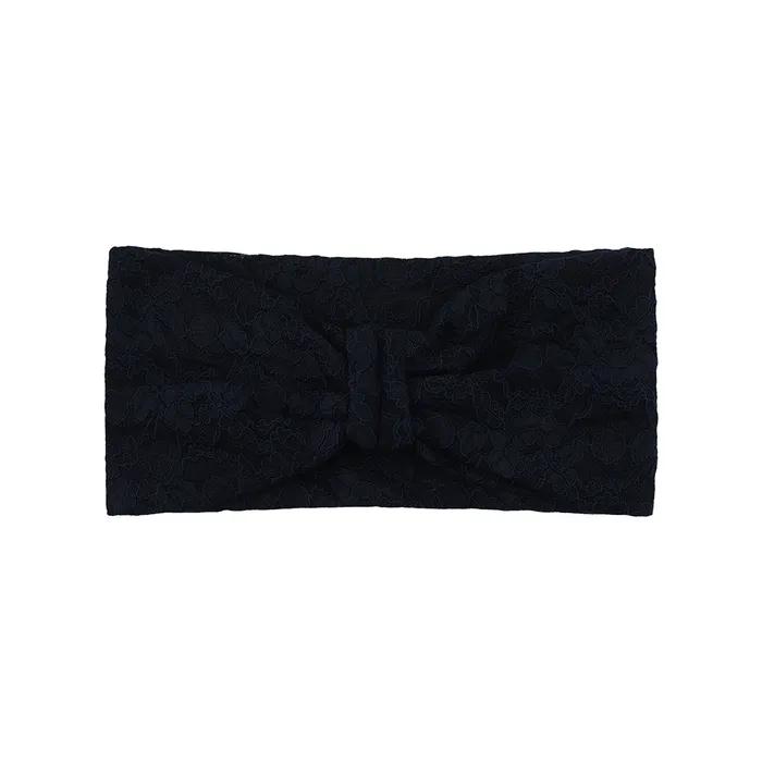 Two-way Lace Hairband Navy