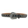 Punk Belt European and American Style AB Colored Diamond Rhinestone Punk Hot Girl Style Belt Men's Women's Belt