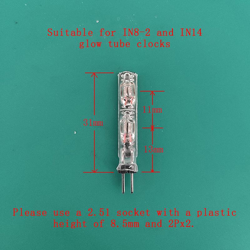 6-Bit In14 In8 Glow Tube Clock Module Nixie Clock Colon Tube Time Separator Accessories Tube Lamps