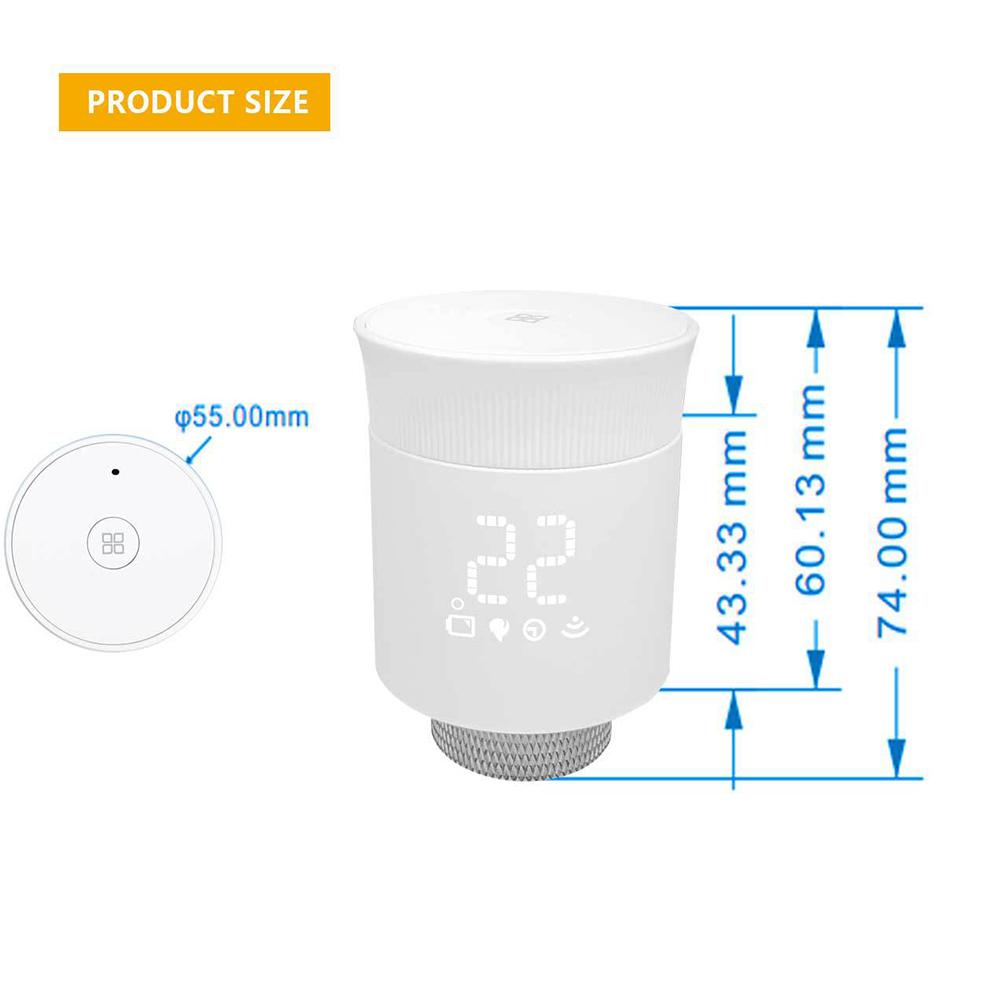 Advanced Internal Sensors APP-Controlled Valve Alkaline Battery Powered Automatic Valve Maintenance App Controlled Thermostat China Mainland