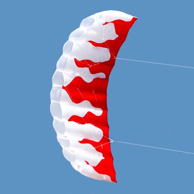 Rainbow Flame Double-Line Soft Kite