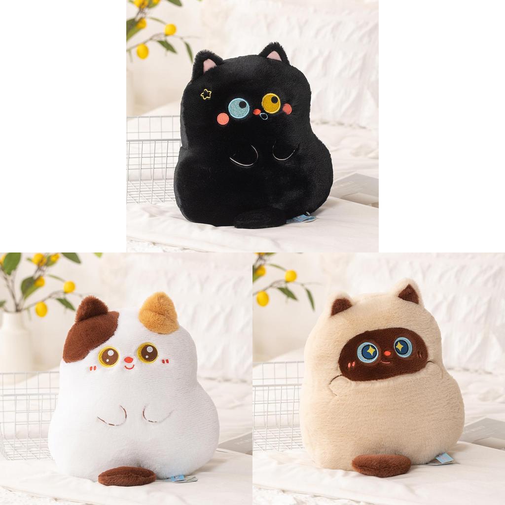 Siamese Cat Plush Toy Pillow With Soft Pp Cotton Filling For Kids And Adults