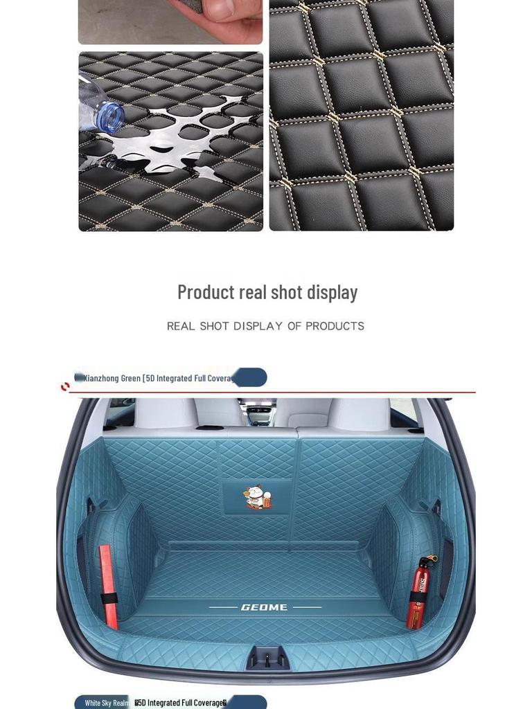 Geely Vision Trunk Mat Set: Surround Vision Front & Rear Interior Accessories