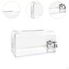 Acrylic Business Card Holder Storage Jar Clear Money Box Raffle Ticket for
