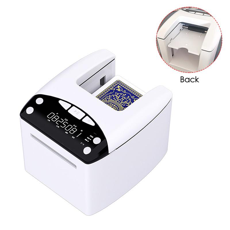 Macchina automatica elettrica ricaricabile da 4000mAh, distributore automatico di carte da gioco, dispensatore di carte da poker, velocità regolabile, strumenti per giochi di poker