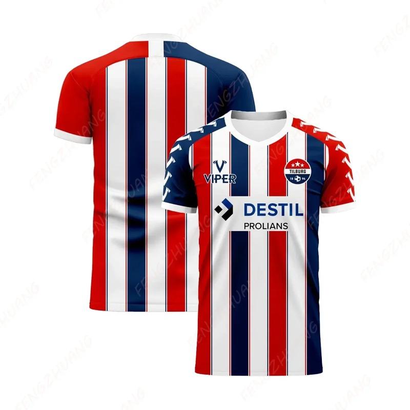 

William II Home Concept 3D Printed Jersey Outdoor Sweat-Absorbing Quick-Dry Football Shirt Summer Classic Casual Loose T-Shirt 6XL бежевий