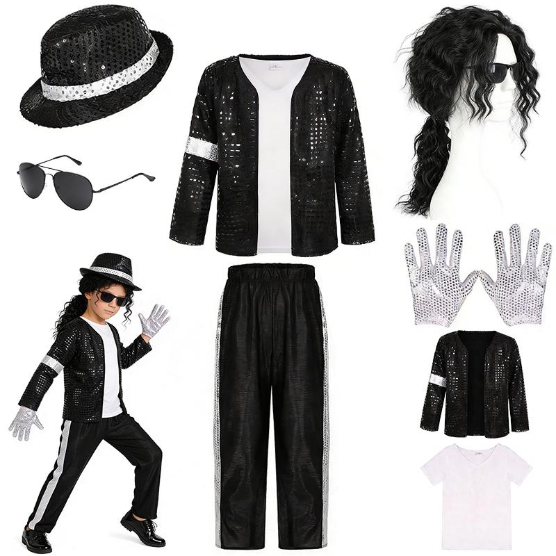 Michael Jackson Kids Clothes Halloween Cosplay