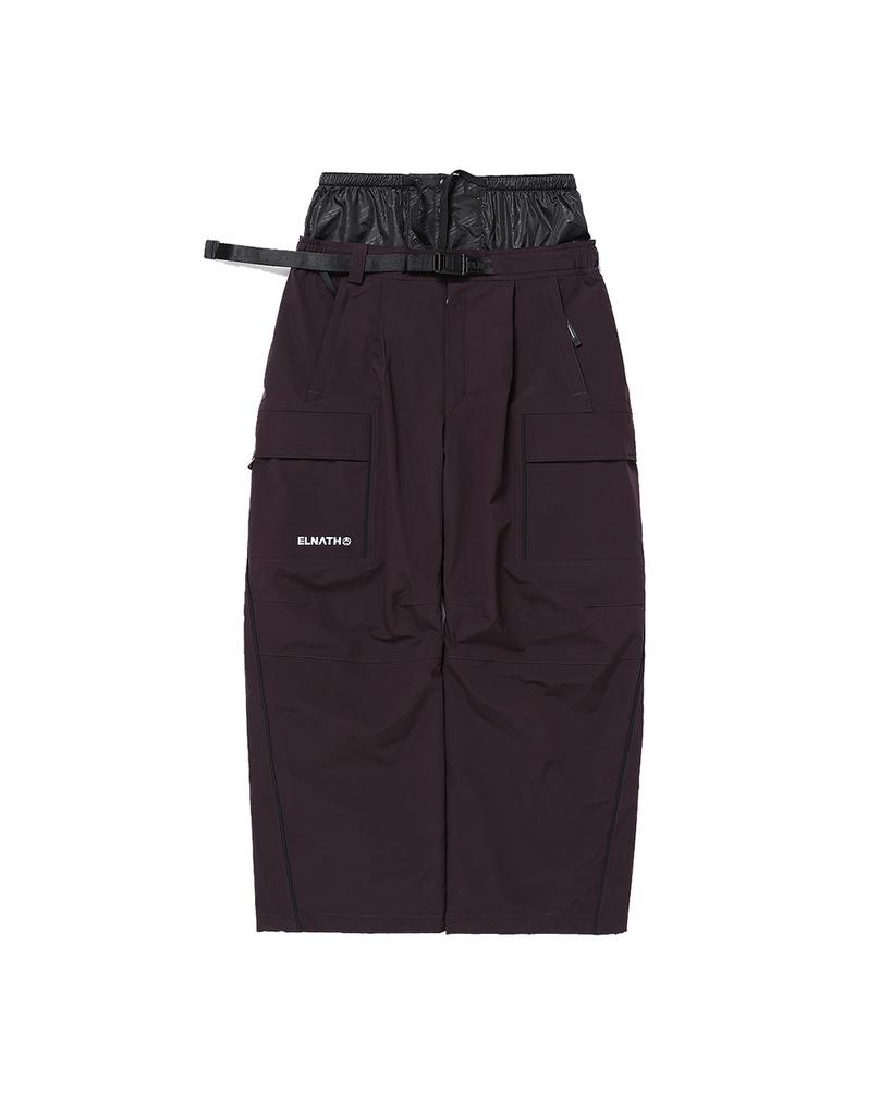 Elnaseu Hiker Pants Maroon