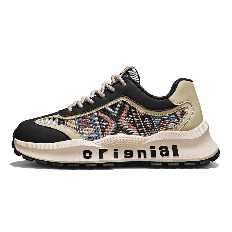 Herren Freizeitsneaker Die Neue Mode Trendig Allround Dicke Sohle Bequem Rutschfest Verschleißfest Frühling und Herbst Haupt-Push