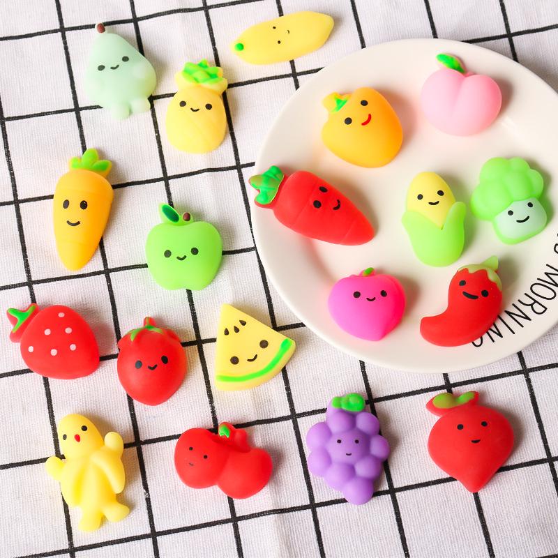 

Creative Fruit Series: Watermelon Banana Dango Stress Relief Squeeze Toy Mixed Pack