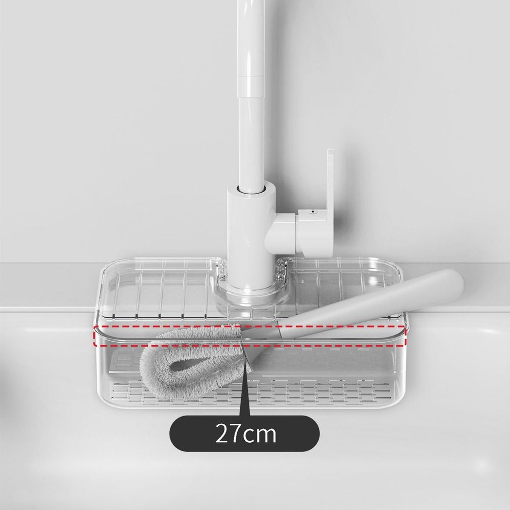 Anti-Splash Sink Sponge Rag Drainer Rack Non-Slip Sink Drainer Rack  Household