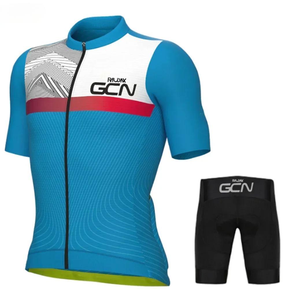 Raudax Youth Cycling Clothing Breathable Top Bike Shirt Summer Cycling Ciclismo Mountain Bike Riding Clothes Triathlon Suits