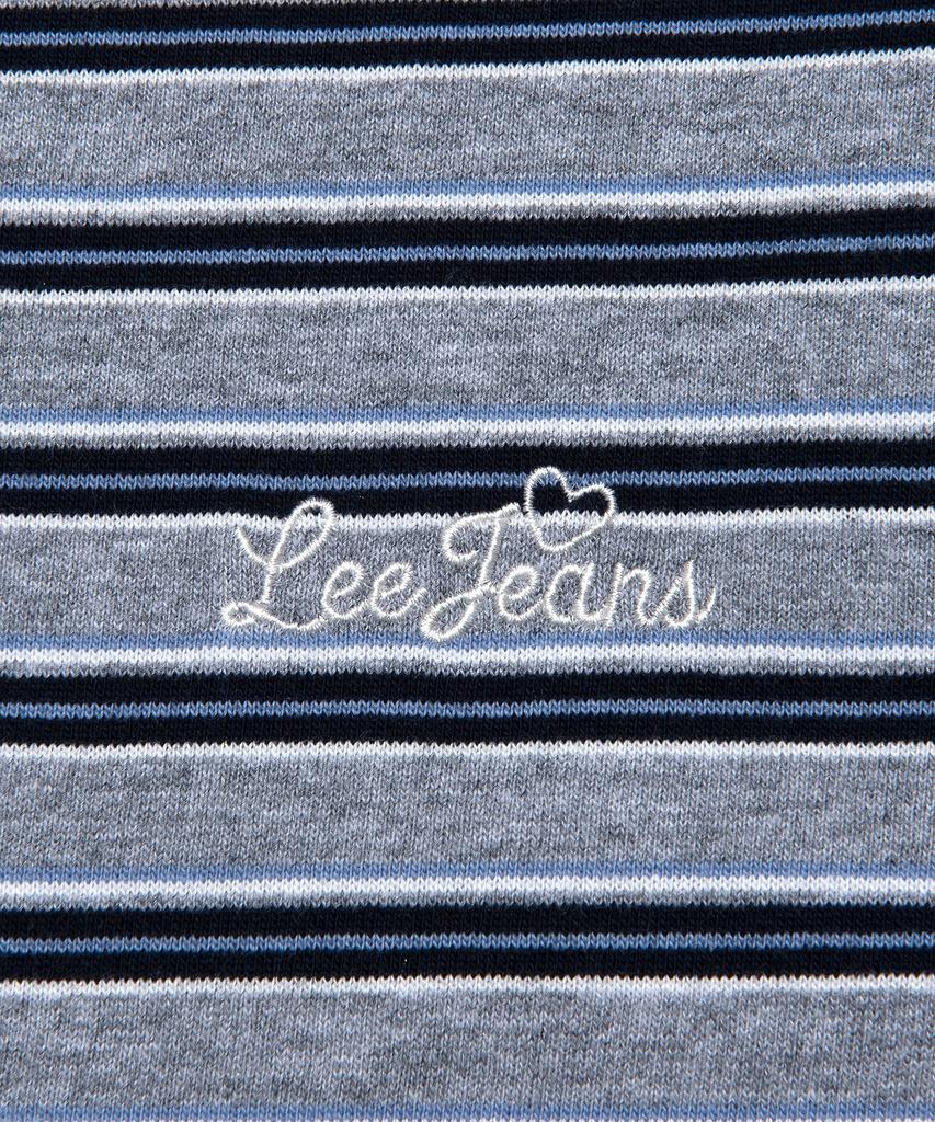LEE Women'S Multi-Stripe Long Sleeve T-Shirt Gray