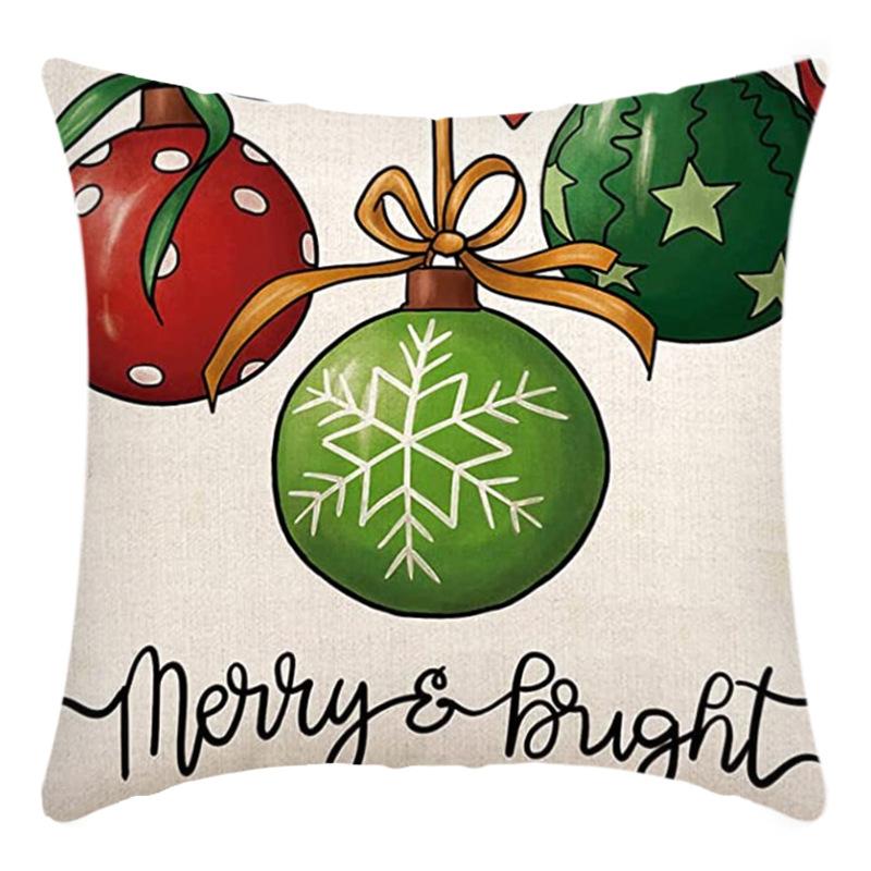 Christmas Nordic Style Santa Claus Pillowcase Home Sofa Cushion Car Cushion Cartoon Christmas Pillowcase